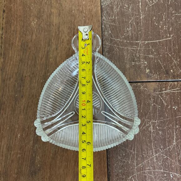 Depression era Anchor Hocking art deco Ribbed Nappy Dish bowl Chipped‎ - Picture 6 of 8